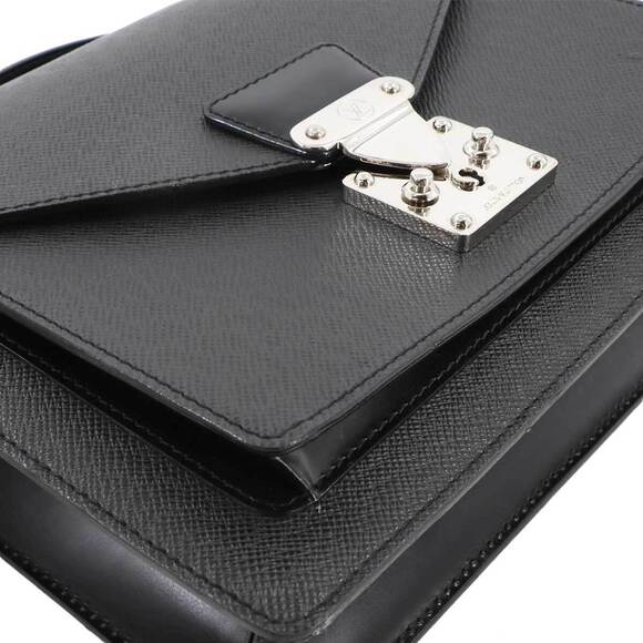 Louis Vuitton Taiga Monceau Shoulder Bag Leather Ardoise - Picture 9 of 9